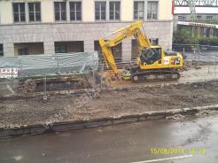 Weg ist die Busrampe